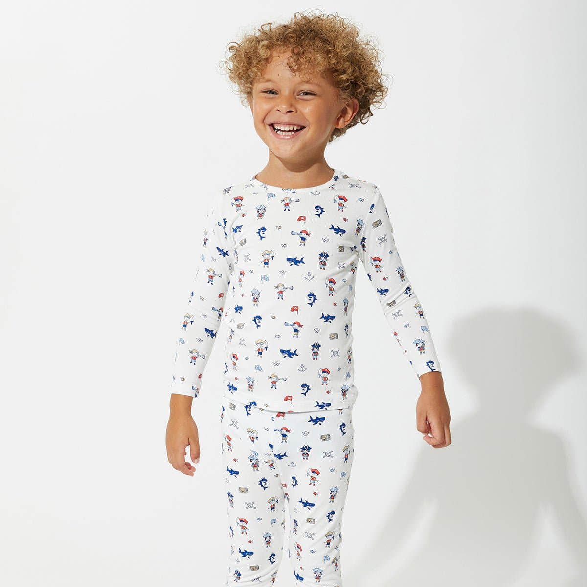 Pirate Bamboo Kids Pajamas - HoneyBug 