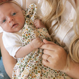 Stretch Knit Swaddle Blanket - Pressed Petals