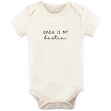 Dada is My Bestie - Organic Cotton Bodysuit - HoneyBug 