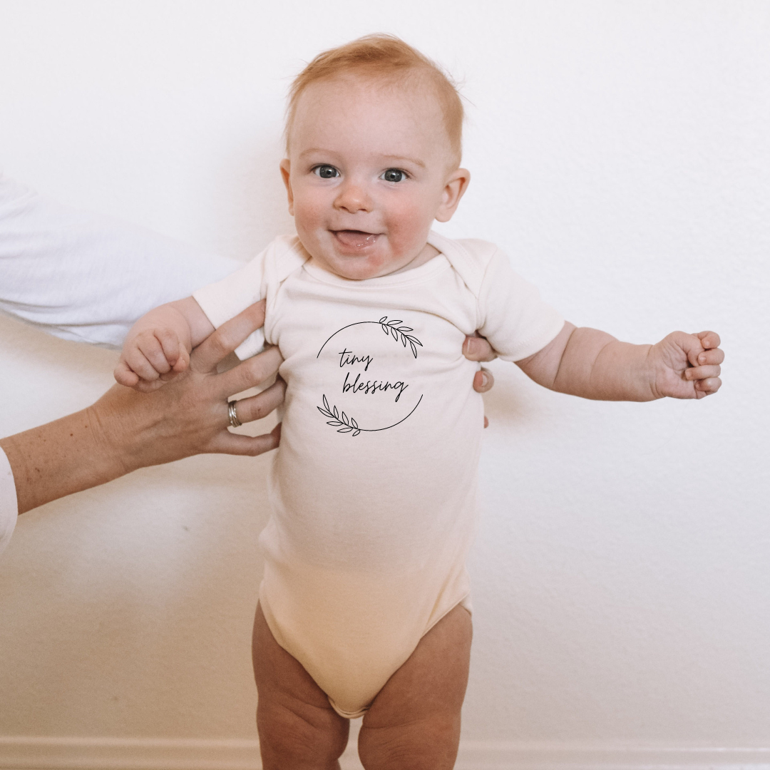 Tiny Blessing - Organic Cotton Bodysuit - HoneyBug 