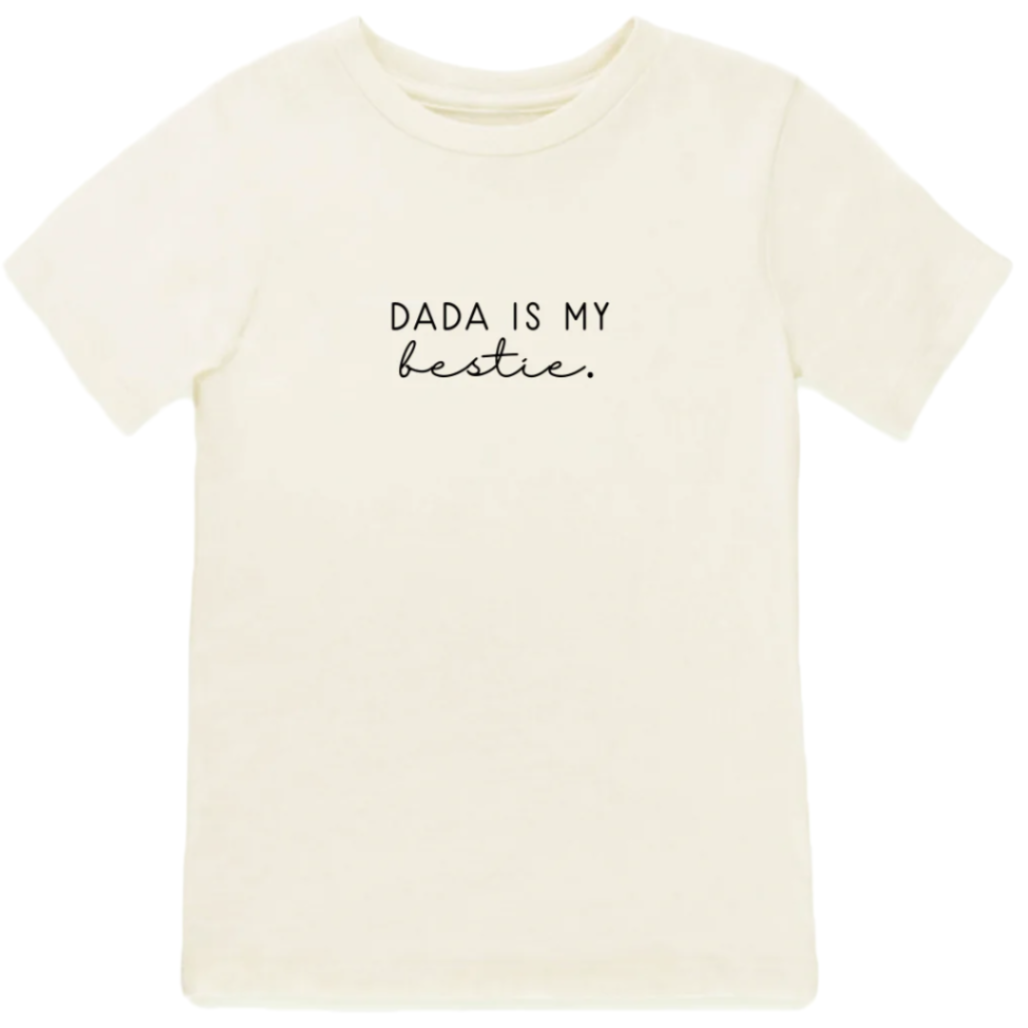 Dada is My Bestie - Organic Cotton Kids Graphic Tee