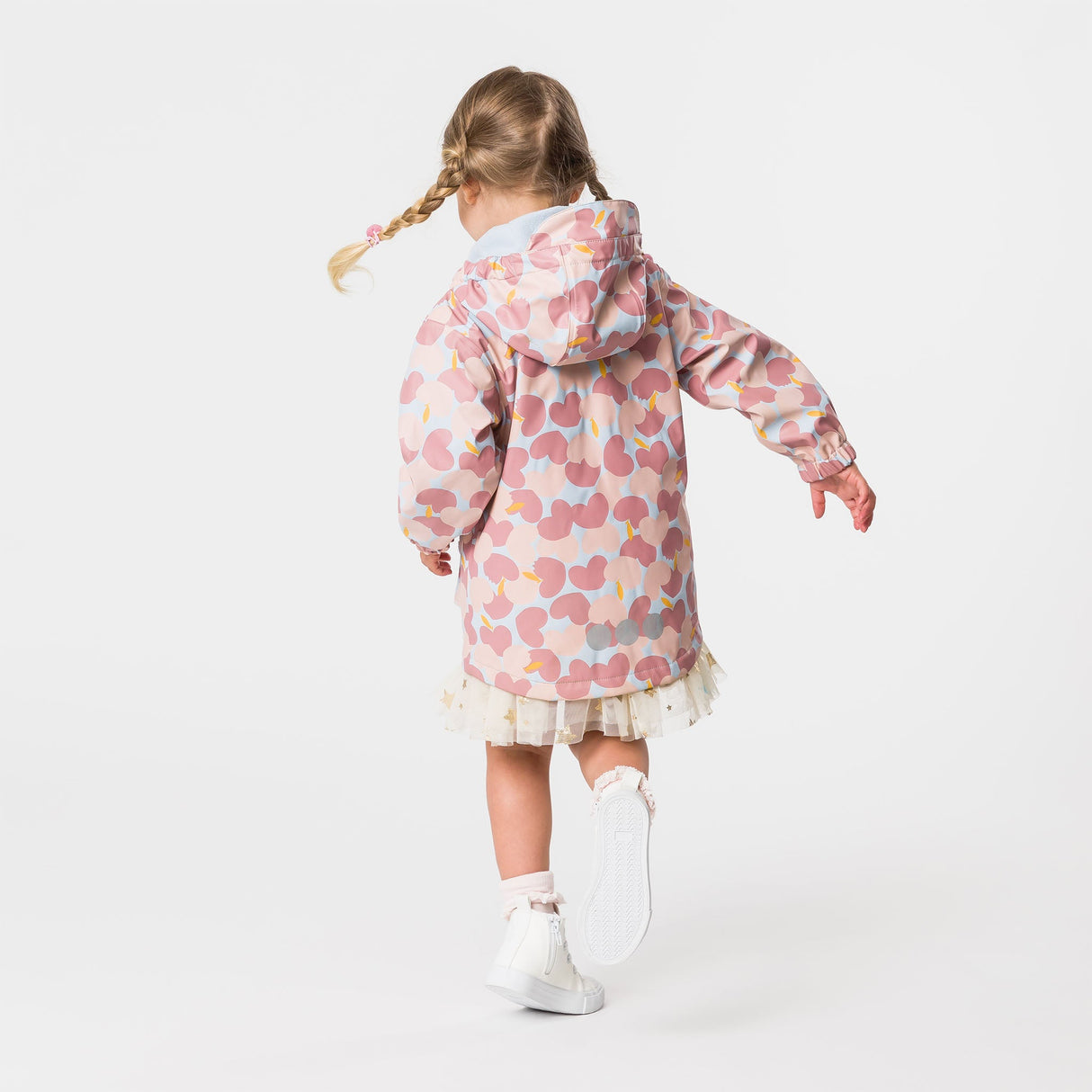 Apple Love Recycled Waterproof Raincoat - HoneyBug 