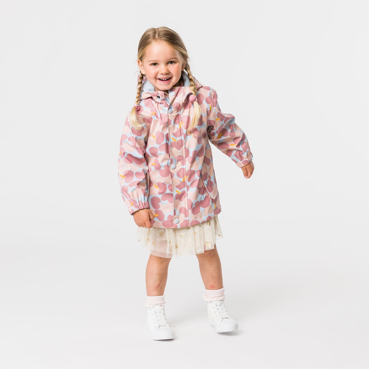 Apple Love Recycled Waterproof Raincoat - HoneyBug 