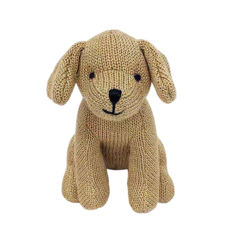 Bentley Puppy Knit Rattle