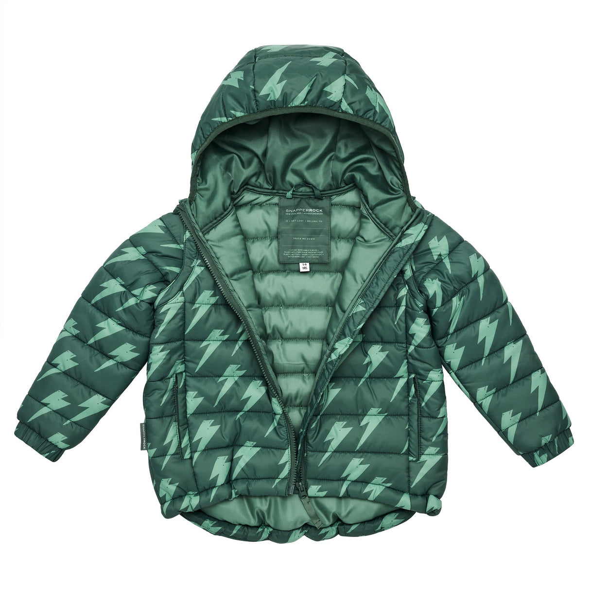 Native Bolt 2 in 1 Puffer Jacket - HoneyBug 