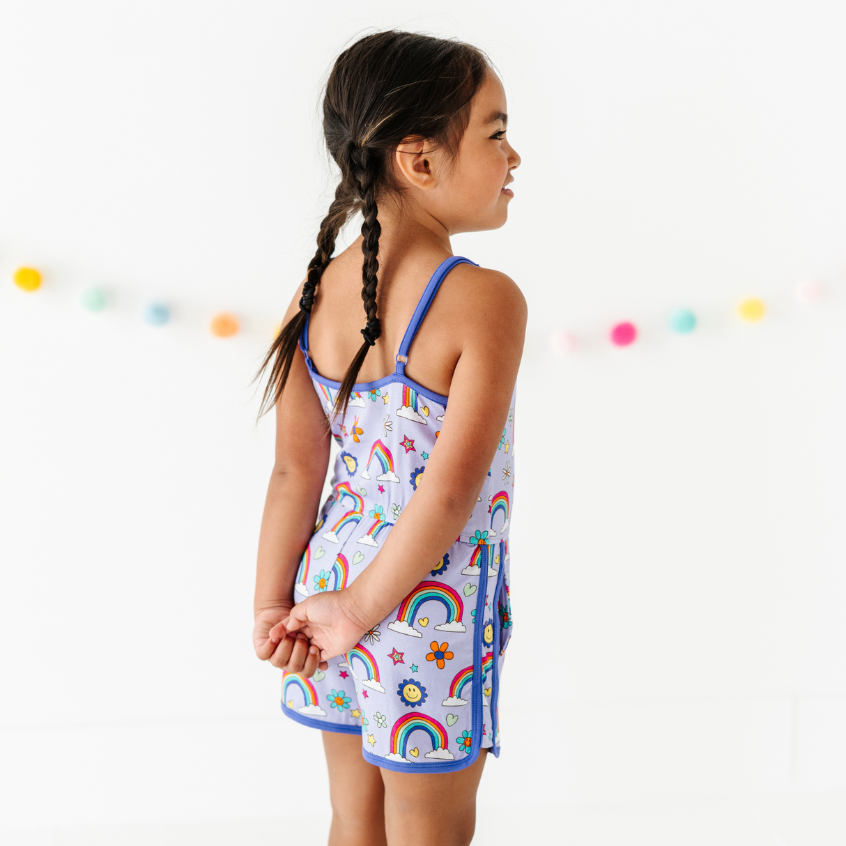 It's All Flowers and Rainbows Short Romper