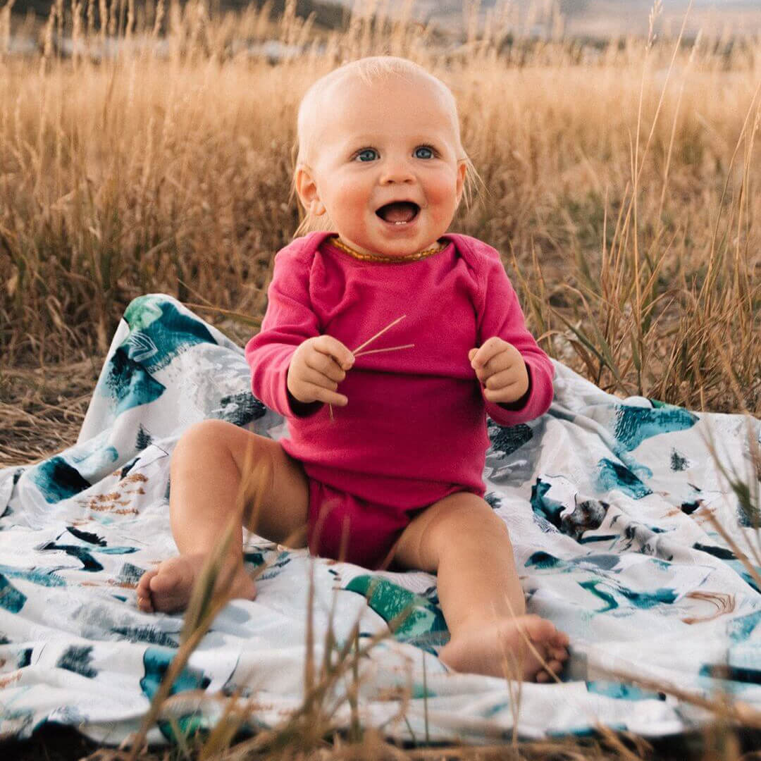 ROCKY MOUNTAINS BLANKET by Milk Snob - HoneyBug 