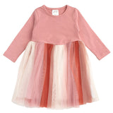 Rose Fairy Long Sleeve Tutu Dress