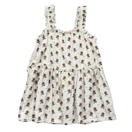 Ruffle Gauze Tank