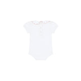 Nella Scallops Short Sleeve Onesie - HoneyBug 