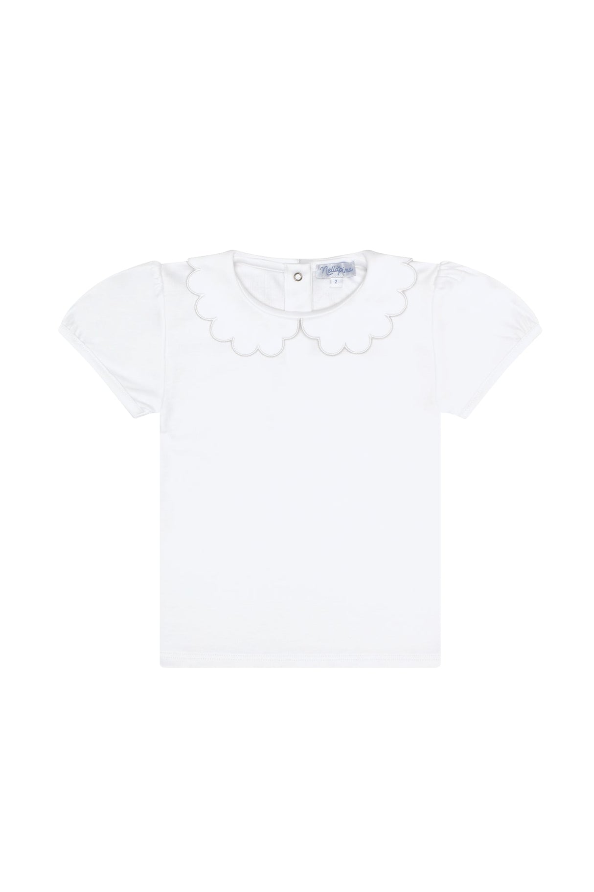 Nella Scallops Short Sleeve Tee