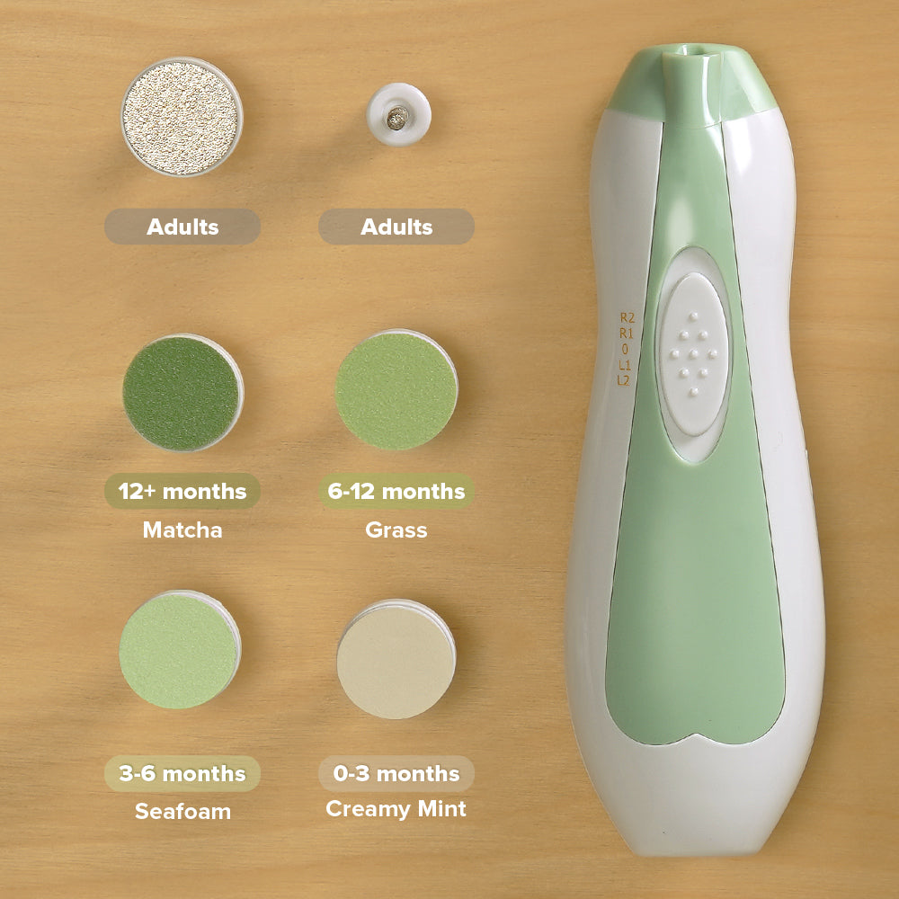 Haakaa Nail Trimmer Replacement Pads - Meadow, 4 PK - HoneyBug 