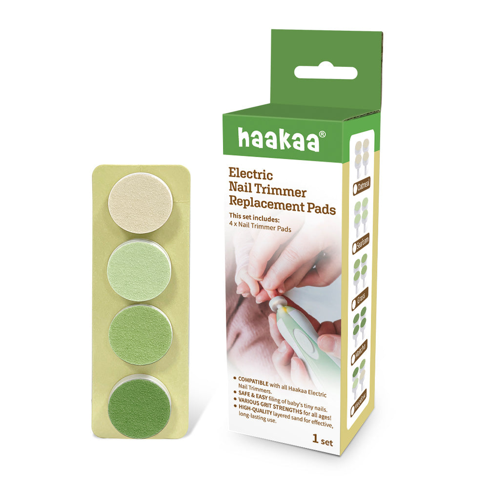 Haakaa Nail Trimmer Replacement Pads - Meadow, 4 PK - HoneyBug 