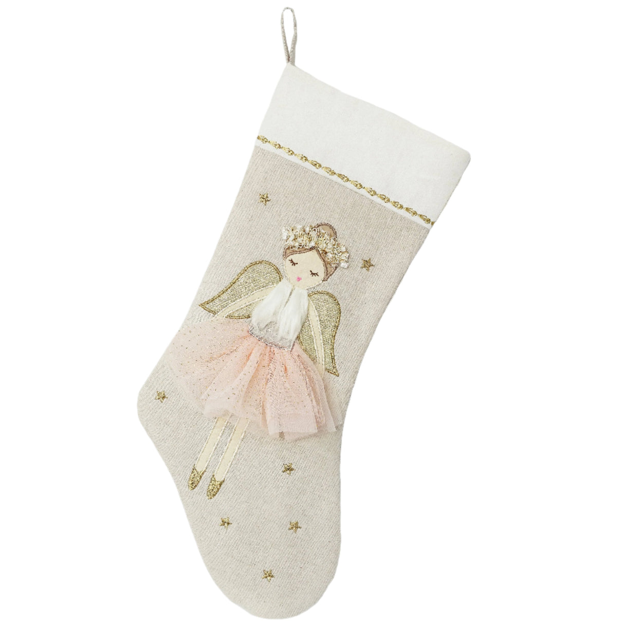 Pink Angel Stocking