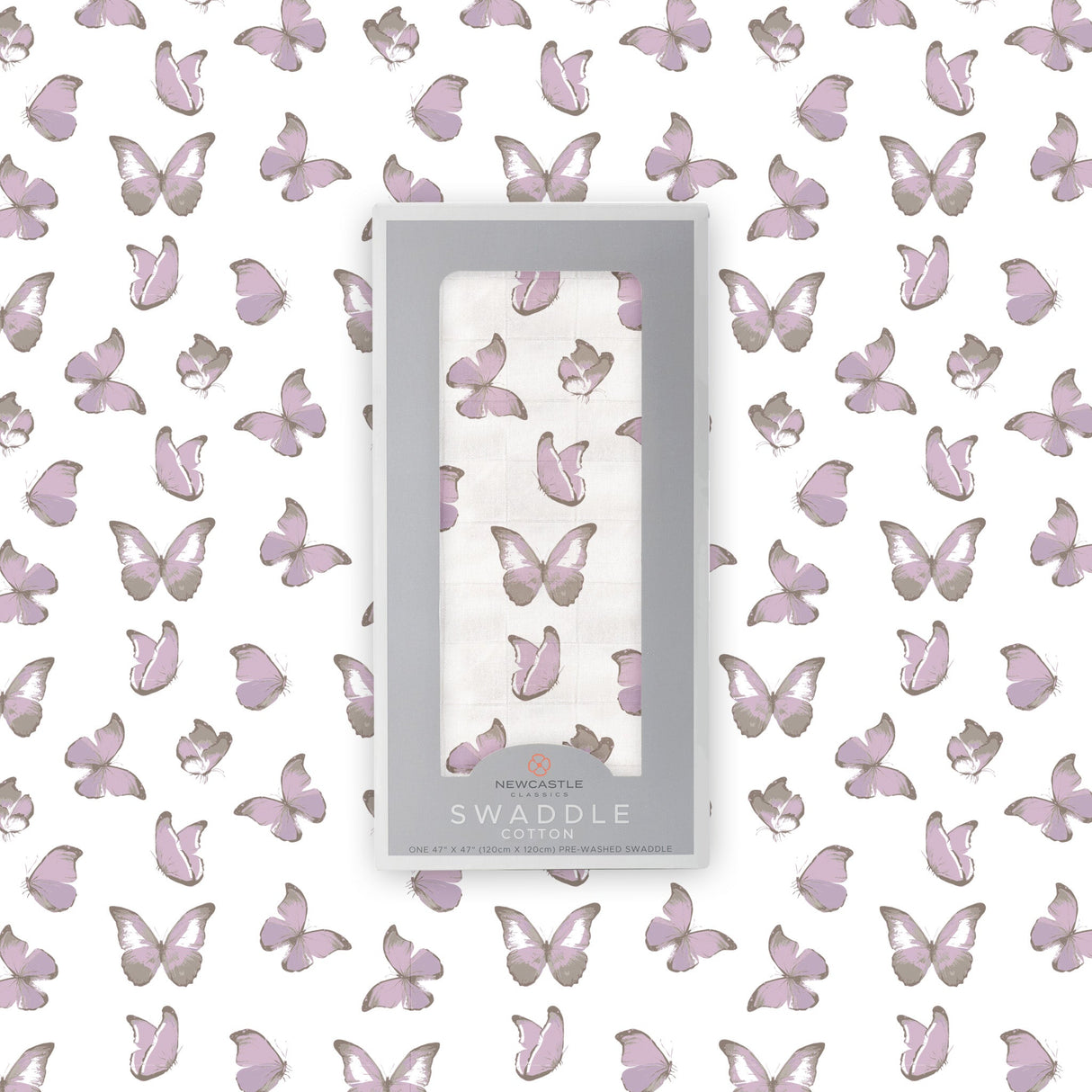 Winsome Butterflies Swaddle