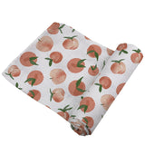 Carnelian Peaches Swaddle - HoneyBug 