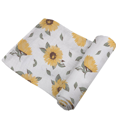 Sunflower Farm Bamboo Swaddle - HoneyBug 