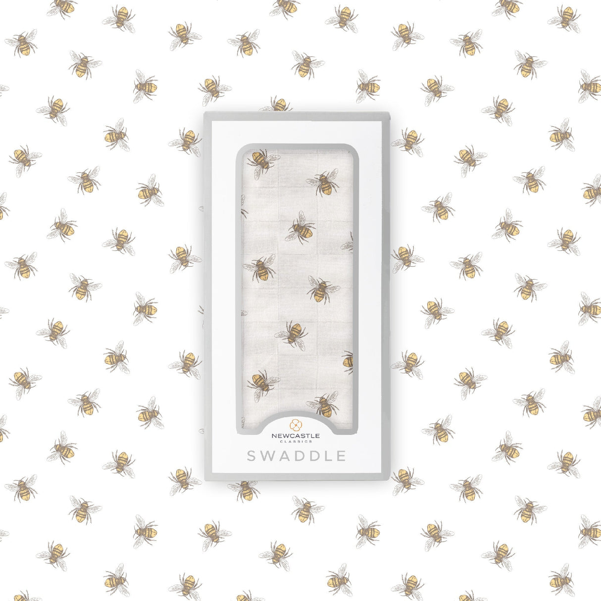 Honey Bee Bamboo Swaddle - HoneyBug 