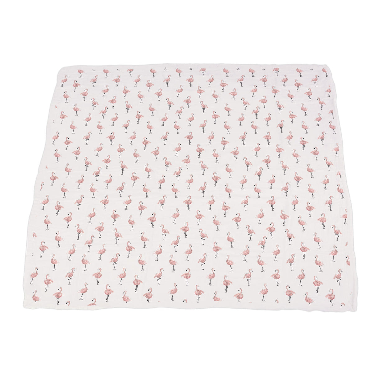 Dancing Flamingo and Little Leopard Newcastle Blanket