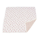 Dancing Flamingo and Little Leopard Newcastle Blanket