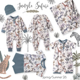 Jungle Safari Bamboo-Cotton Top & Shorts Set
