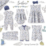 Seashore Shortall Romper – Bamboo Baby Neutral One Piece