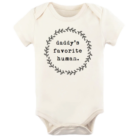 Daddy's Favorite Human - Organic Cotton Bodysuit - HoneyBug 