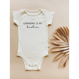 Grandma is my Bestie - Organic Cotton Bodysuit - HoneyBug 