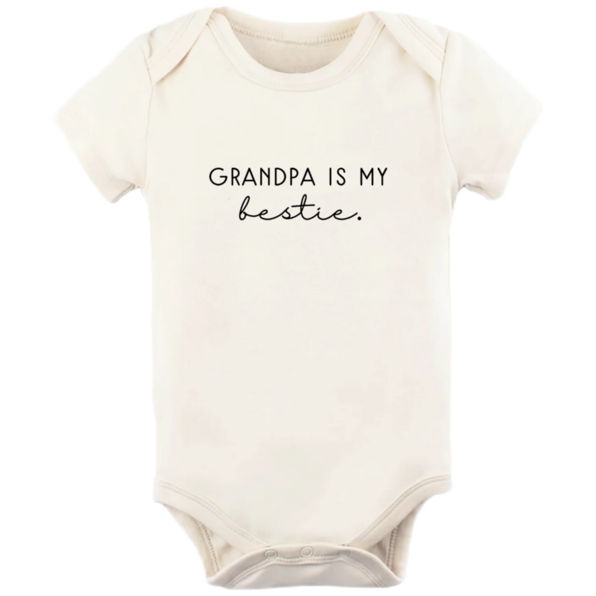 Grandpa is my Bestie - Organic Cotton Bodysuit - HoneyBug 