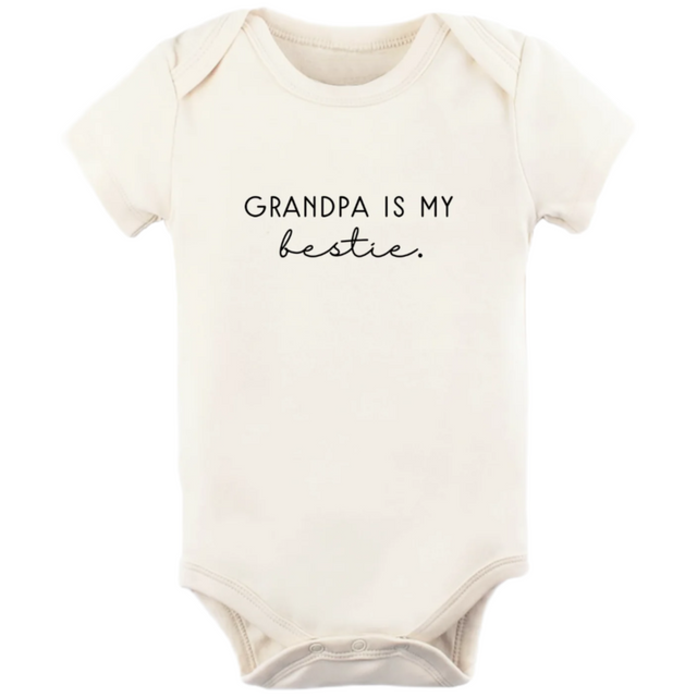 Grandpa is my Bestie - Organic Cotton Bodysuit - HoneyBug 