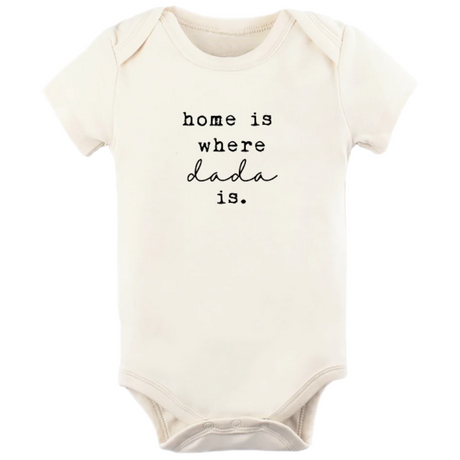 Home is Where Dada Is - Organic Cotton Bodysuit - HoneyBug 