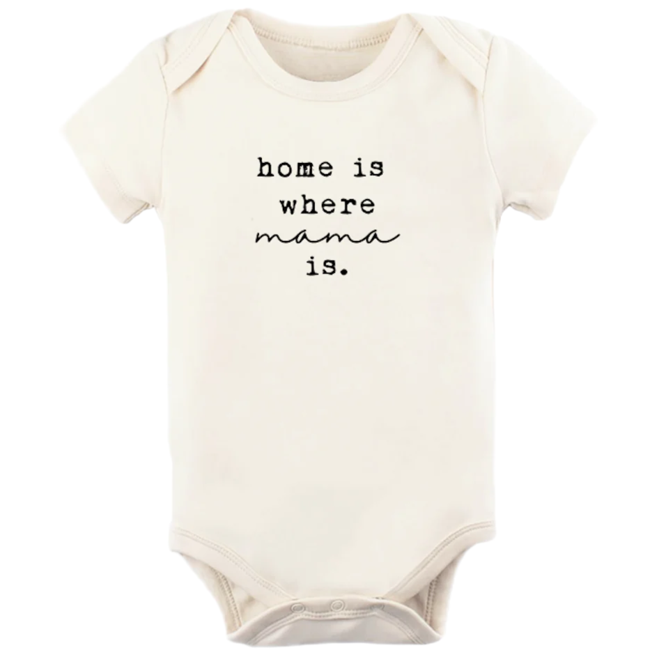 Home is Where Mama Is - Organic Cotton Bodysuit - HoneyBug 