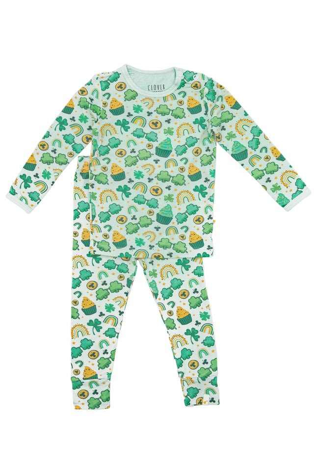 Long Sleeve Pajama Set - St. Patrick's Day - HoneyBug 