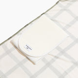 Sage Windowpane Swaddle II - HoneyBug 