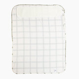 Sage Windowpane Swaddle II - HoneyBug 