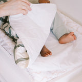 Sage Windowpane Blanket Sleeper - HoneyBug 