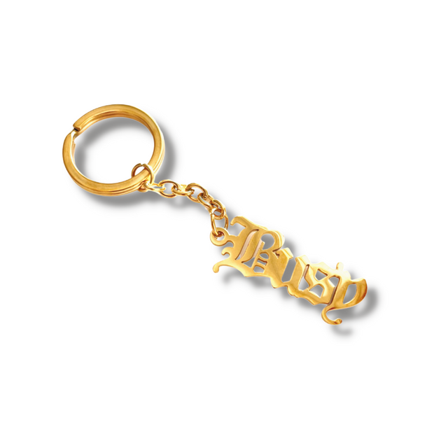 Gothic "Busy" Charm Keychain - HoneyBug 