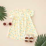 Pineapple Print Swing Dress