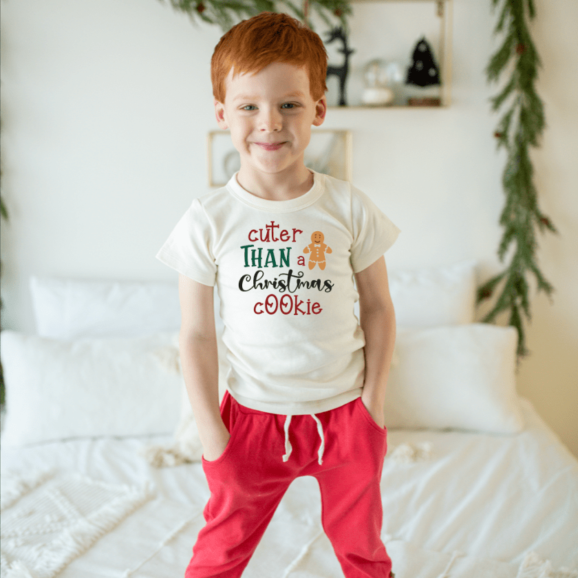 graphic tee | christmas cookie - HoneyBug 