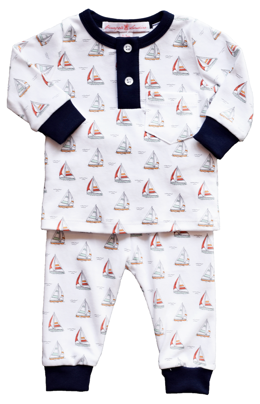 Sailboat Pajama Set