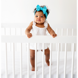 Baby Bloom Bows: Aqua - HoneyBug 