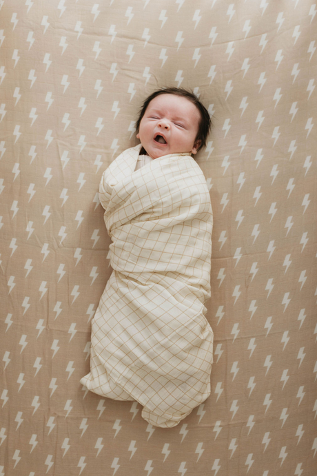 Muslin Swaddle | Golden Grid