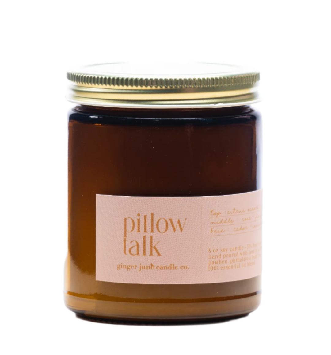 Pillow Talk • 8 oz Soy Candle - HoneyBug 