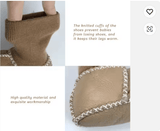 cozy booties| tan