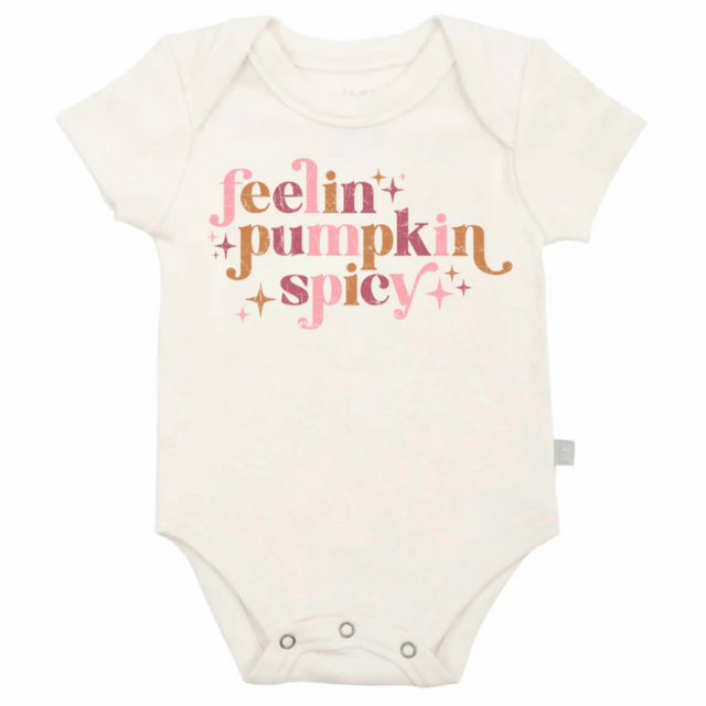 graphic bodysuit | pumpkin spicy - HoneyBug 