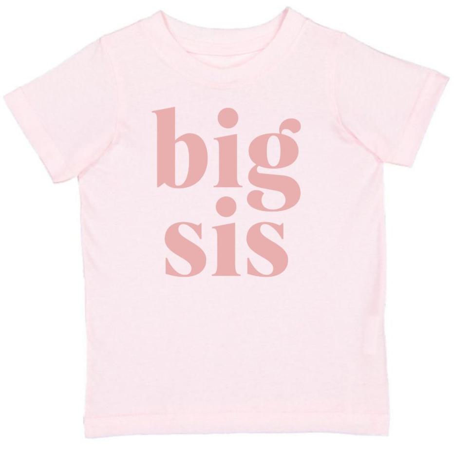 Big Sis Short Sleeve T-Shirt - Ballet - HoneyBug 