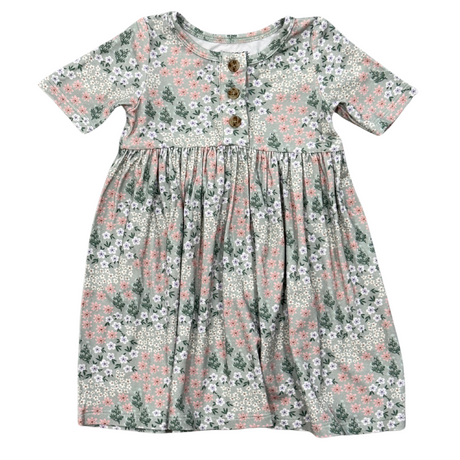 Short Sleeve Henley Dress