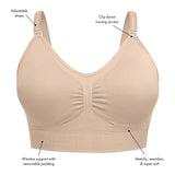 Simply Sublime® Nursing Bra | Mocha - HoneyBug 