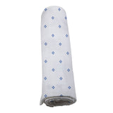 Periwinkle Diamond Polka Dot Swaddle - HoneyBug 