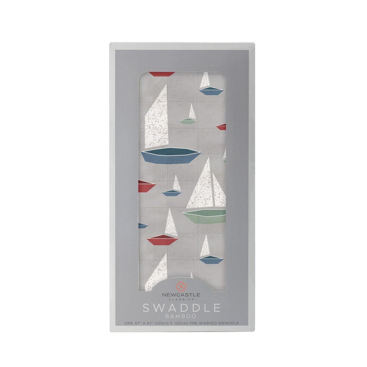 Marina Sailboats Bamboo Swaddle - HoneyBug 